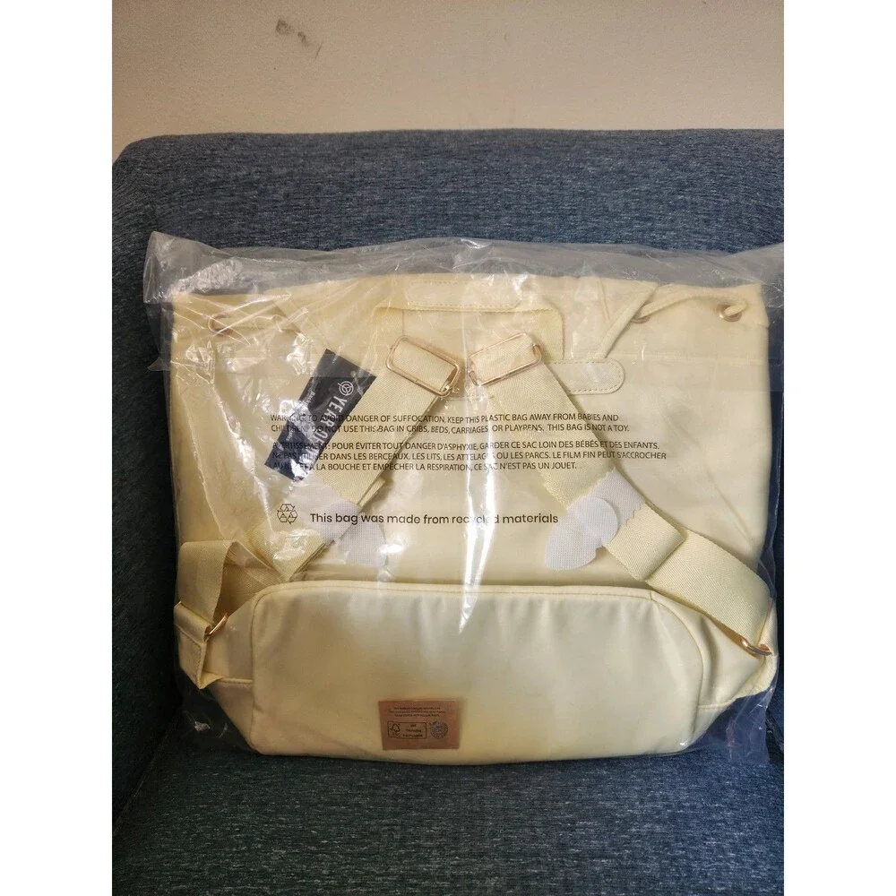 Year of Ours Butter Yellow Backpack Bag NIB